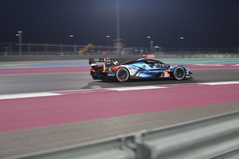 #35 Alpine A424 at the 2024 Prologue in the FIA World Endurance Championship 