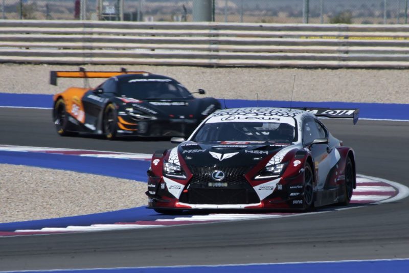 Lexus RC F on track at the 2024 Prologue in the FIA World Endurance Championship 