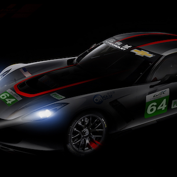 Corvette C7.R in special "redline" livery for the Six Hours of Shanghai 2018