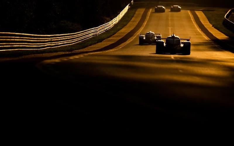 Equivalence: Toyota TS050 Hybrid leading fellow LMP1 cars at Le Mans