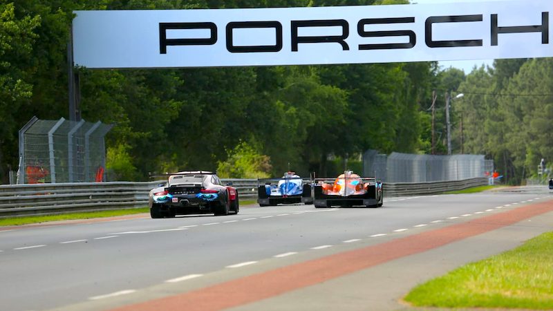 Le Mans dogfight in LMP2