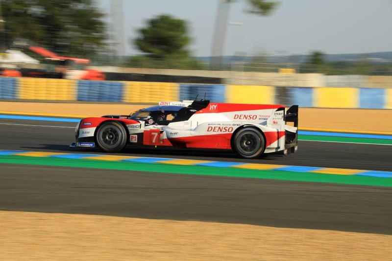 #7 Toyota TS050 in Qualifying for the 2020 24 Hours of Le Mans