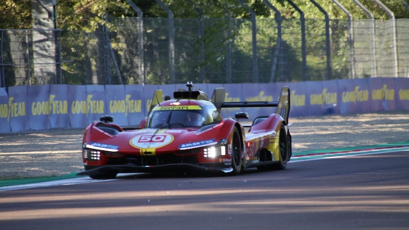 Ferrari fastest at Imola Friday practice