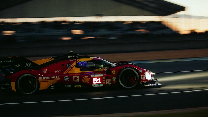 #51 Ferrari at the 2024 24 Hours of Le Mans
