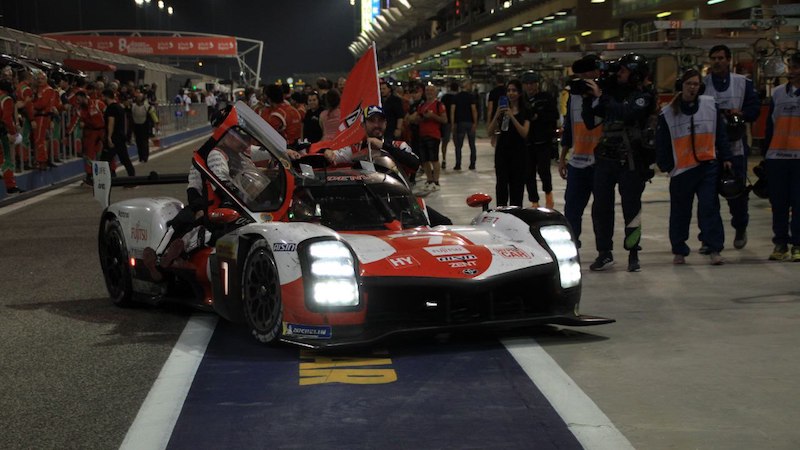 #7 Toyota GR010 Hybrid at the 2022 8 Hours of Bahrain