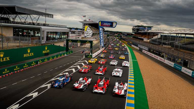 Grid at the 2021 24 Hours of Le Mans