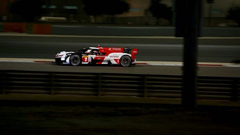 #7 Toyota GR010 Hybrid during qualifying for the 8 Hours of Bahrain 2021