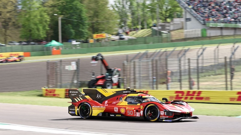 Ferrari 1-2-3 in Imola qualifying